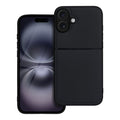 OEM Silikoncase für iPhone 16 PLUS Noble | Stoßfest | Slim Design - Schwarz