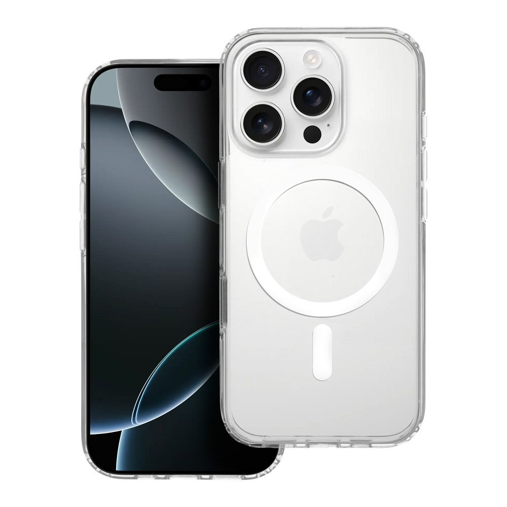 OEM Silikoncase für iPhone 16 PRO Mag Elite (STR / NON-YELLOWING / CAMERA CONTROL BUTTON) compatible | Stoßfest | Slim Design - Transparent