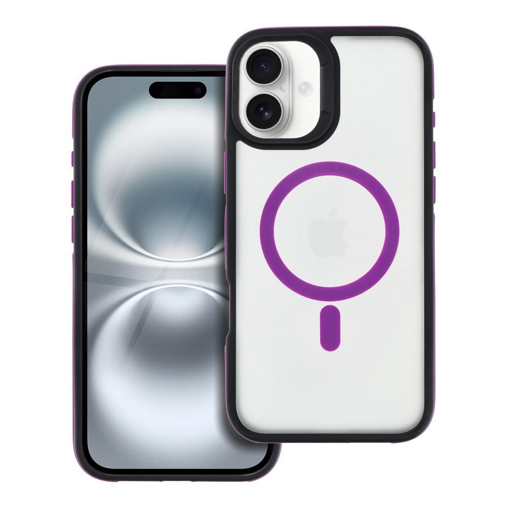 OEM Silikoncase für iPhone 16 PLUS Neo compatible with MagSafe | Stoßfest | Slim Design - Lila