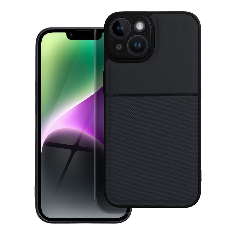 OEM Silikoncase für iPhone 14 Noble | Stoßfest | Slim Design - Schwarz