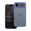 OEM Silikoncase für iPhone 17 AIR Matrix niebieski | Stoßfest | Slim Design - Transparent