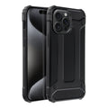 OEM Silikoncase für iPhone 15 PRO MAX Armor | Stoßfest | Slim Design - Schwarz