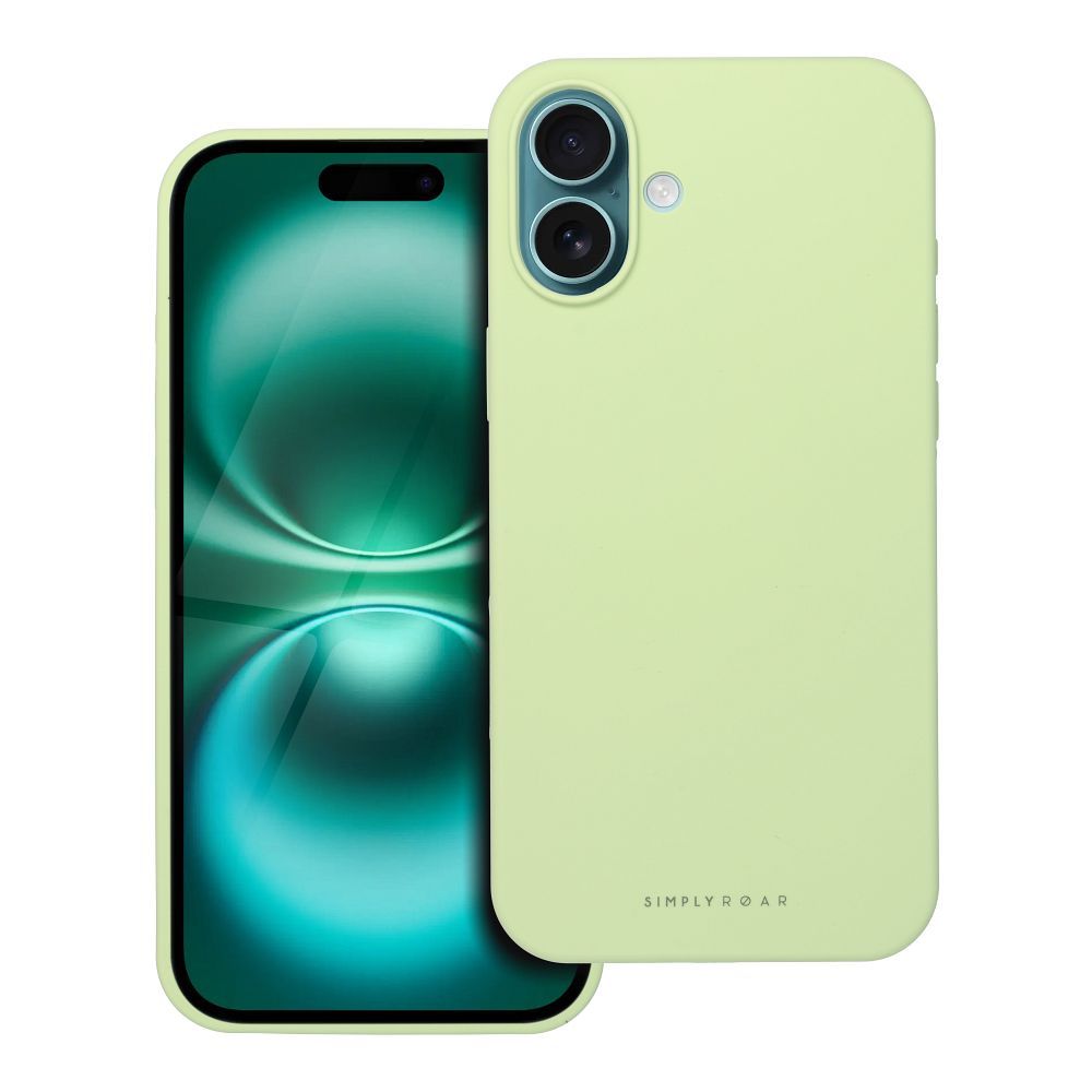 Roar Silikoncase für IPHONE 16 Plus Light | Stoßfest | Slim Design - Grün