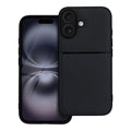 OEM Silikoncase für iPhone 16 Noble | Stoßfest | Slim Design - Schwarz