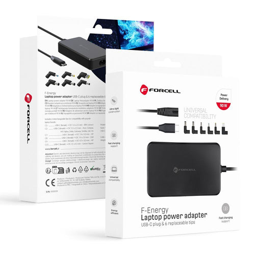 Forcell Ladegerät 90W | Schnellladen | Kompakt