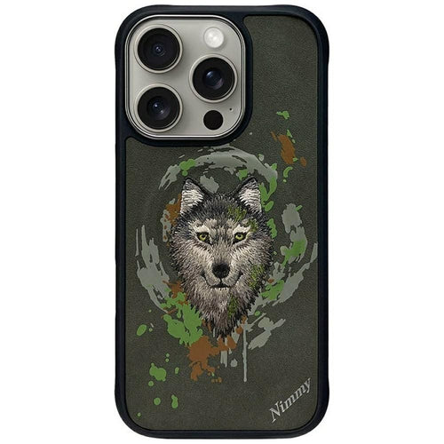 Nimmy Silikoncase für IPHONE 16 Pro Max dark | Stoßfest | Slim Design - Grau