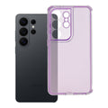 OEM Silikoncase für Samsung S26 ULTRA Matrix light violet | Stoßfest | Slim Design - Transparent