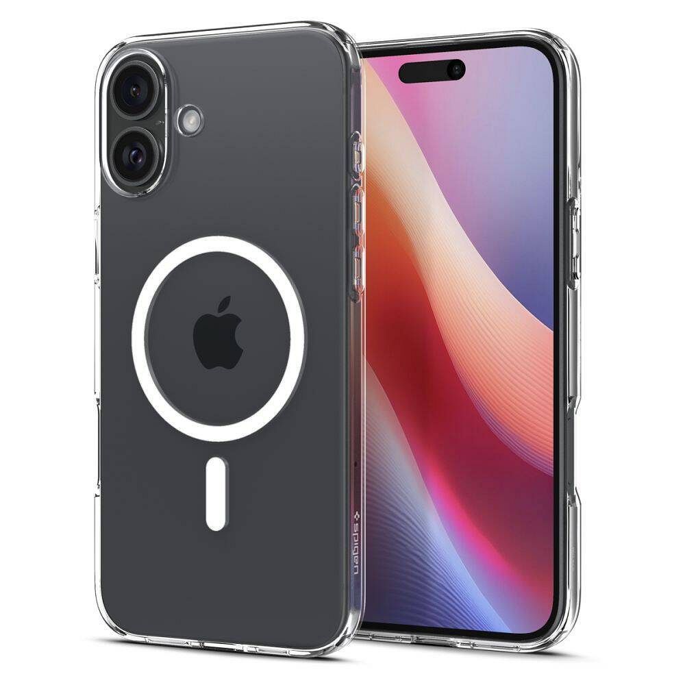 Spigen Silikoncase für SPIGEN LIQUID CRYSTAL MAG compatible with MagSafe do IPHONE 16 Plus | Stoßfest | Slim Design - Transparent