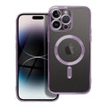 OEM Silikoncase für iPhone SE 2025 Electro Mag compatible with MagSafe | Stoßfest | Slim Design - Lila