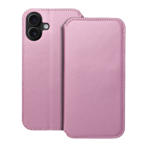 OEM Bookcase für IPHONE 16 PLUS hellrosa | Rundumschutz | Kartenfach - Rosa