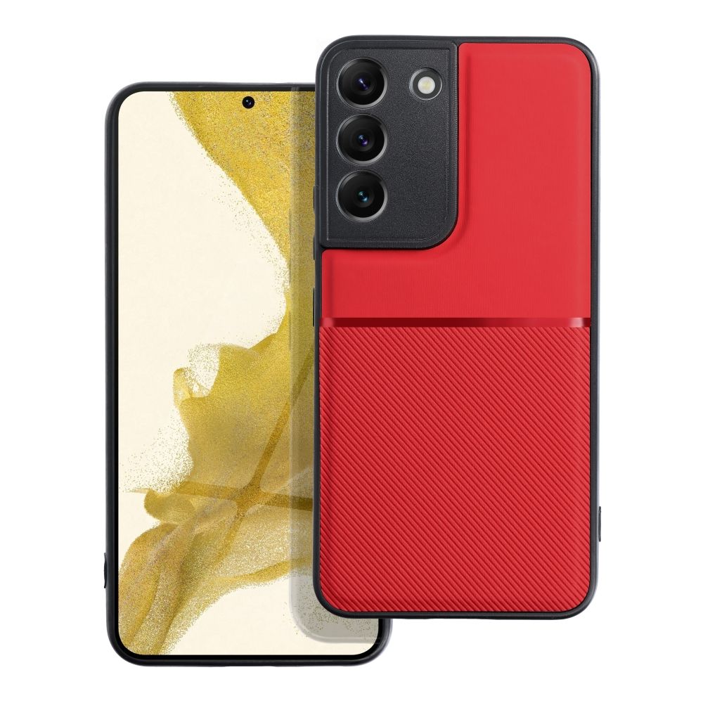 OEM Silikoncase für Samsung S22 Noble | Stoßfest | Slim Design - Rot