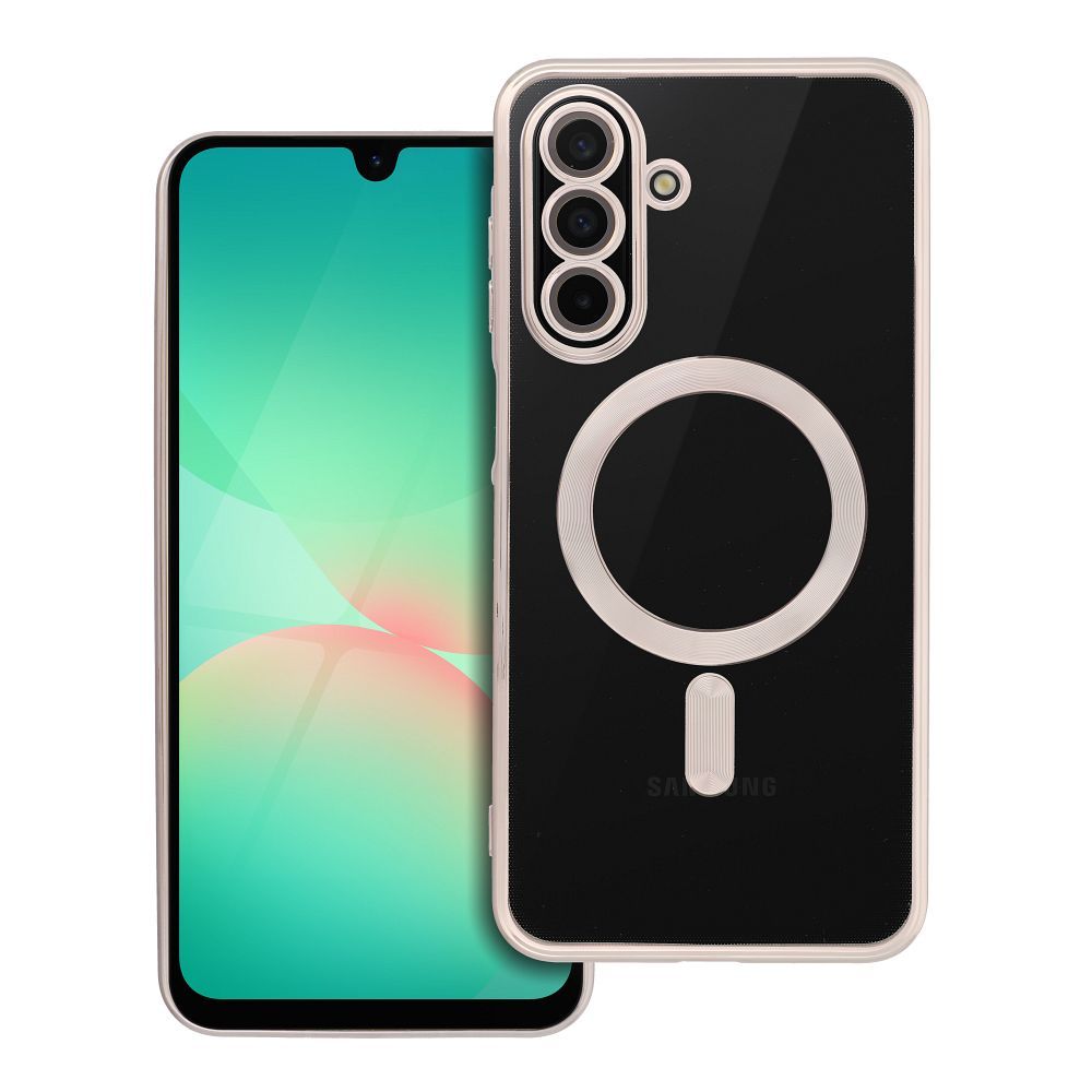 OEM Silikoncase für Samsung A26 Electro Mag compatible with MagSafe titanium | Stoßfest | Slim Design - Standard
