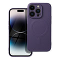 OEM Silikoncase für iPhone 14 PRO Mag compatible with MagSafe dark | Stoßfest | Slim Design - Lila