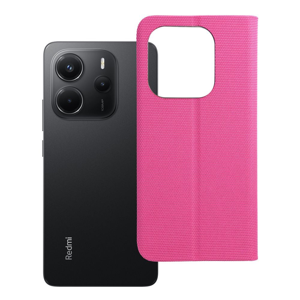 OEM Bookcase für XIAOMI Redmi NOTE 14 4G (GLOBAL - 164,84mm x 78,15mm x 8,16mm) 4G (GLOBAL - 164, | Rundumschutz | Kartenfach - Rot