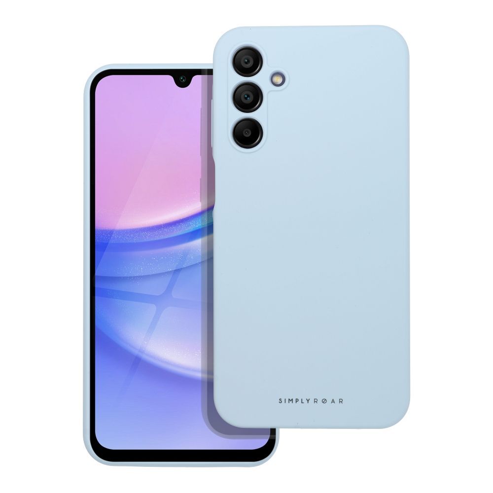 Roar Silikoncase für SAMSUNG A15 4G / A15 5G Light | Stoßfest | Slim Design - Blau