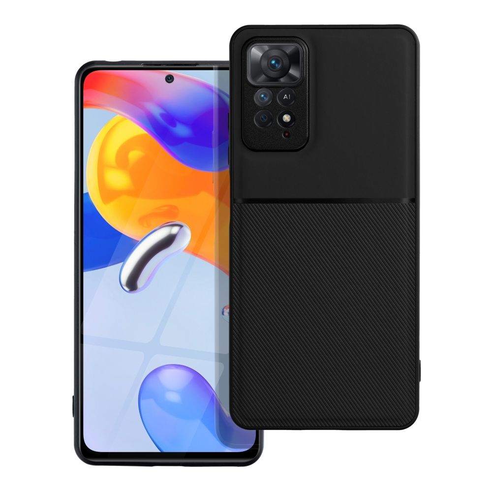 OEM Silikoncase für Xiaomi Redmi Note 11 PRO / 11 PRO 5G Noble | Stoßfest | Slim Design - Schwarz