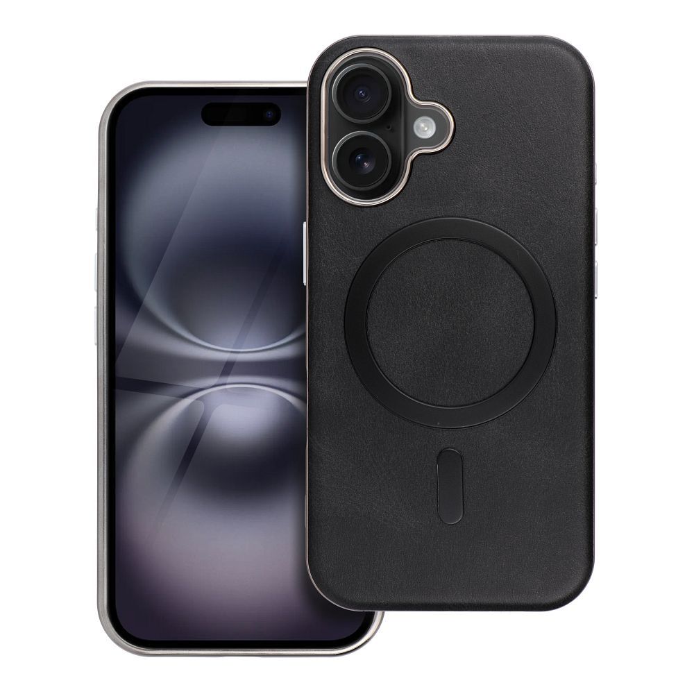 OEM Silikoncase für iPhone 12 PRO Gentleman Mag compatible with MagSafe | Stoßfest | Slim Design - Schwarz