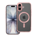OEM Silikoncase für iPhone 17 Electro Mag compatible with MagSafe -rose | Stoßfest | Slim Design - Gold