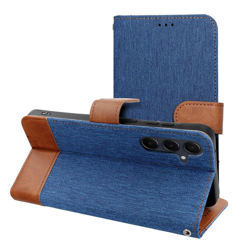 OEM Bookcase für Huawei P30 LITE Jeans | Rundumschutz | Kartenfach - Blau