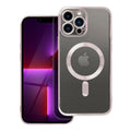 OEM Silikoncase für iPhone 13 PRO MAX Electro Mag compatible with MagSafe -rose | Stoßfest | Slim Design - Gold