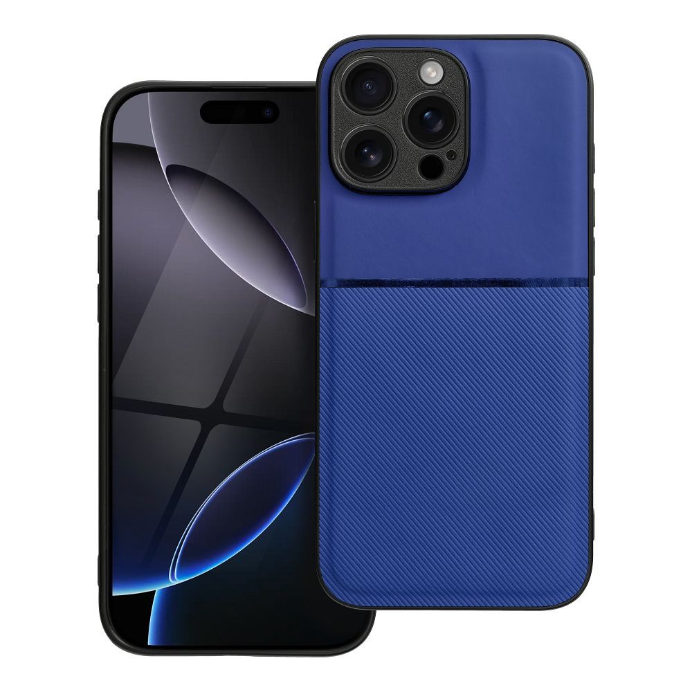 OEM Silikoncase für iPhone 16 PRO MAX Noble | Stoßfest | Slim Design - Blau