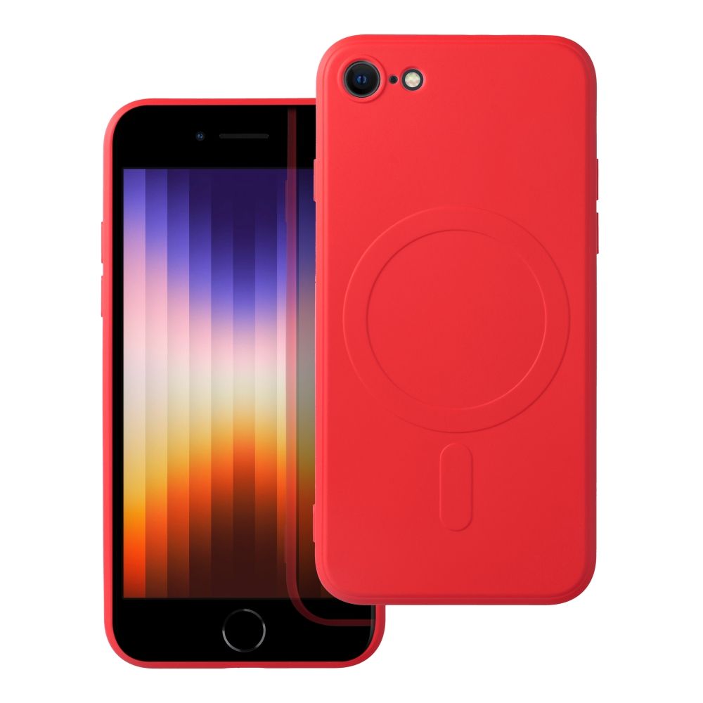 OEM Silikoncase für iPhone 7 / 8 / SE 2020 / SE 2022 Mag compatible with MagSafe | Stoßfest | Slim Design - Rot