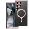 OEM Silikoncase für Samsung A37 Electro Mag compatible with MagSafe -rose | Stoßfest | Slim Design - Gold