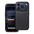 OEM Silikoncase für iPhone 17 PRO Carbon Elite Mag compatible with MagSafe | Stoßfest | Slim Design - Schwarz