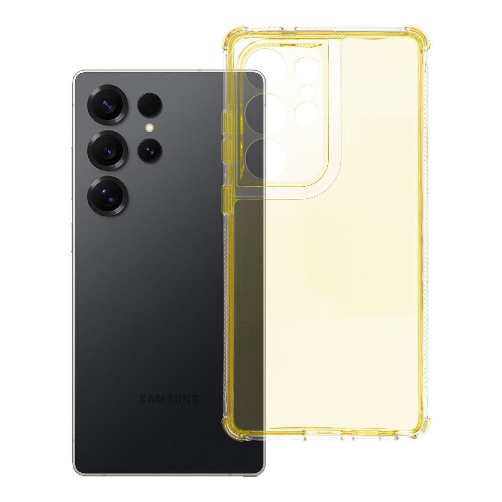 OEM Silikoncase für Samsung S25 ULTRA Matrix | Stoßfest | Slim Design - Transparent