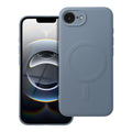 OEM Silikoncase für iPhone 16e Mag compatible with MagSafe light | Stoßfest | Slim Design - Blau