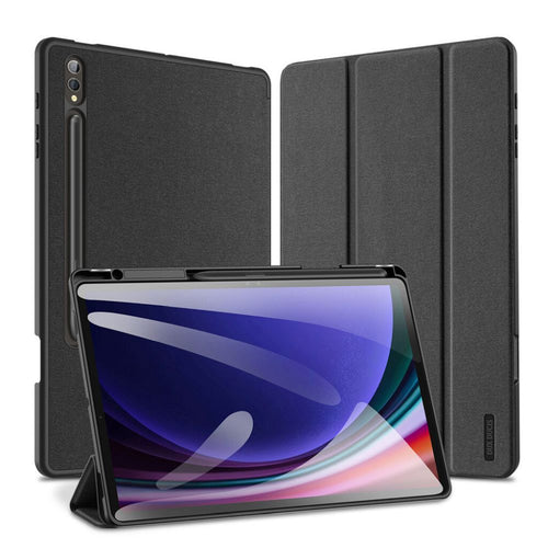 Dux Ducis Silikoncase für SAMSUNG Tab S10 Plus/S9 Plus/S9FE Plus | Stoßfest | Slim Design - Schwarz