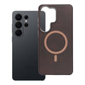 OEM Silikoncase für Samsung S26 ULTRA Gentleman Mag compatible with MagSafe brown | Stoßfest | Slim Design - Standard