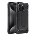 OEM Silikoncase für iPhone 15 PRO Armor | Stoßfest | Slim Design - Schwarz
