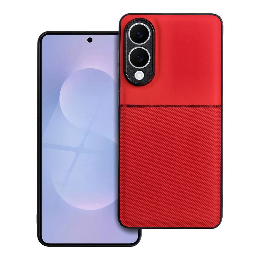 OEM Silikoncase für Samsung S25 EDGE Noble | Stoßfest | Slim Design - Rot