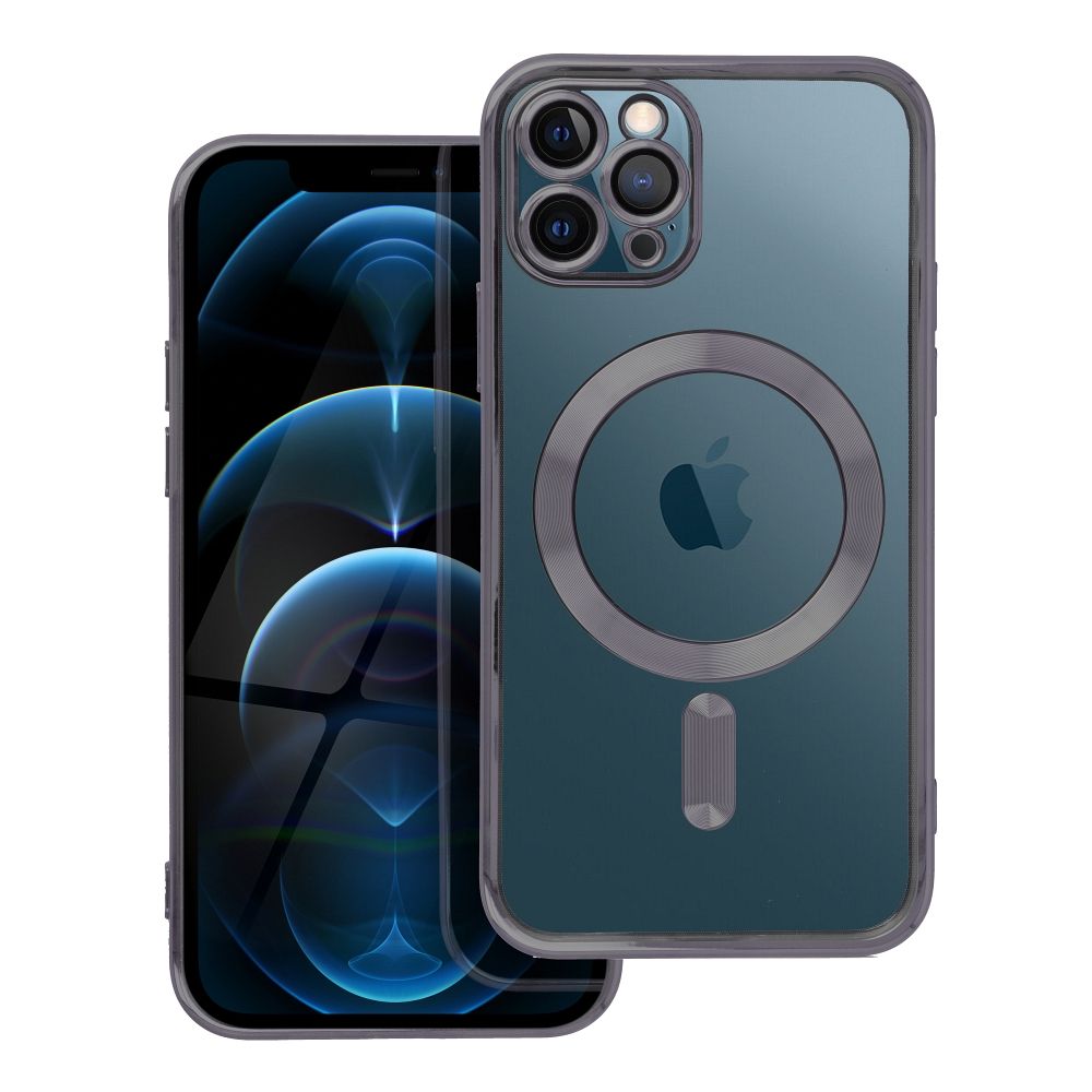 OEM Silikoncase für iPhone 11 PRO Electro Mag compatible with MagSafe | Stoßfest | Slim Design - Schwarz