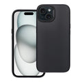 OEM Silikoncase für iPhone 15 Carbon Elite Mag compatible with MagSafe | Stoßfest | Slim Design - Schwarz