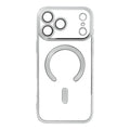 OEM Silikoncase für iPhone 17 PRO MAX Electro Mag compatible with MagSafe | Stoßfest | Slim Design - Silber