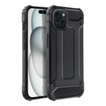 OEM Silikoncase für iPhone 15 Armor | Stoßfest | Slim Design - Schwarz
