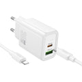 Hoco Ladekabel USB-C auf Lightning 30W | Schnellladen | Robust