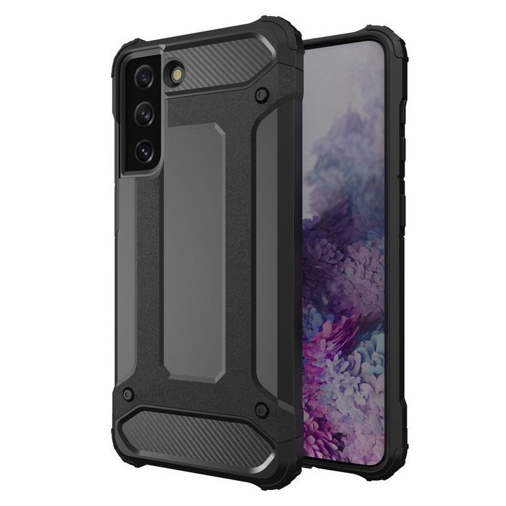 OEM Silikoncase für Samsung S22 Armor | Stoßfest | Slim Design - Schwarz