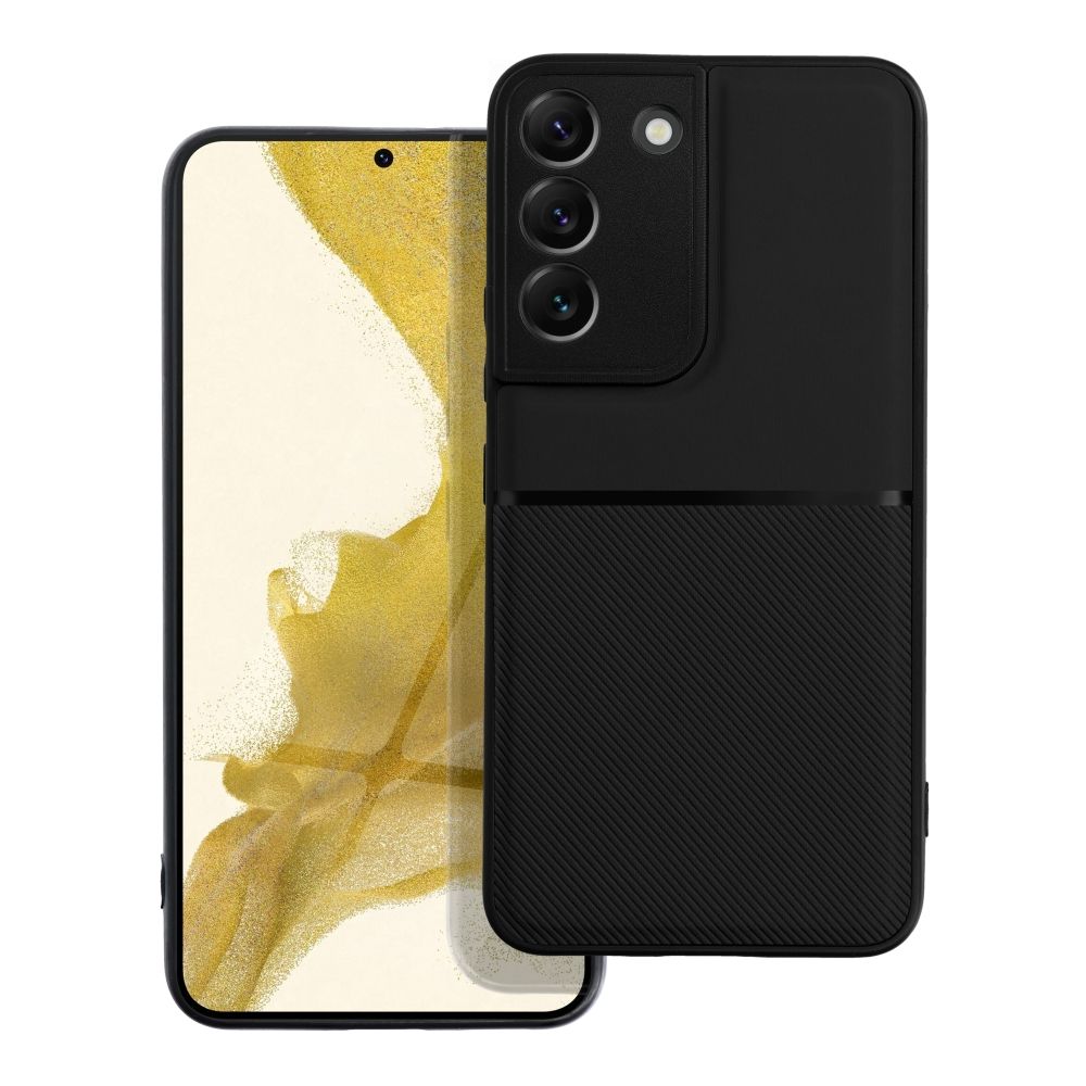 OEM Silikoncase für Samsung S22 Noble | Stoßfest | Slim Design - Schwarz