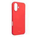 Roar Silikoncase für IPHONE 16 peach | Stoßfest | Slim Design - Rosa