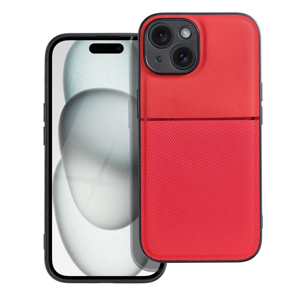 OEM Silikoncase für iPhone 15 Noble | Stoßfest | Slim Design - Rot