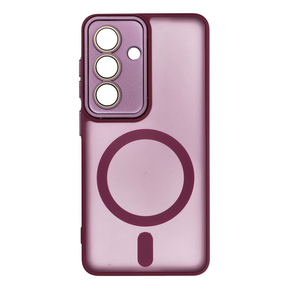 OEM Silikoncase für Samsung S26 Variete Mag compatible with MagSafe | Stoßfest | Slim Design - Lila