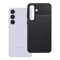 OEM Silikoncase für Samsung S25 FE Carbon Premium | Stoßfest | Slim Design - Schwarz