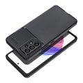 OEM Silikoncase für Samsung S25 EDGE Carbon Premium | Stoßfest | Slim Design - Schwarz