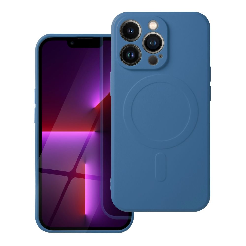 OEM Silikoncase für Samsung A57 Mag compatible with MagSafe | Stoßfest | Slim Design - Blau