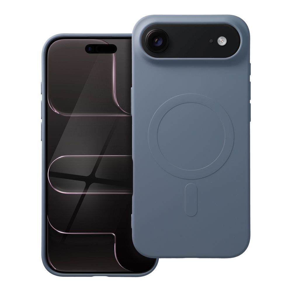 OEM Silikoncase für iPhone 17 AIR Mag compatible with MagSafe (big hole) jasnoniebieski | Stoßfest | Slim Design - Standard