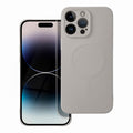 OEM Silikoncase für Samsung A37 Mag compatible with MagSafe titanium | Stoßfest | Slim Design - Grau