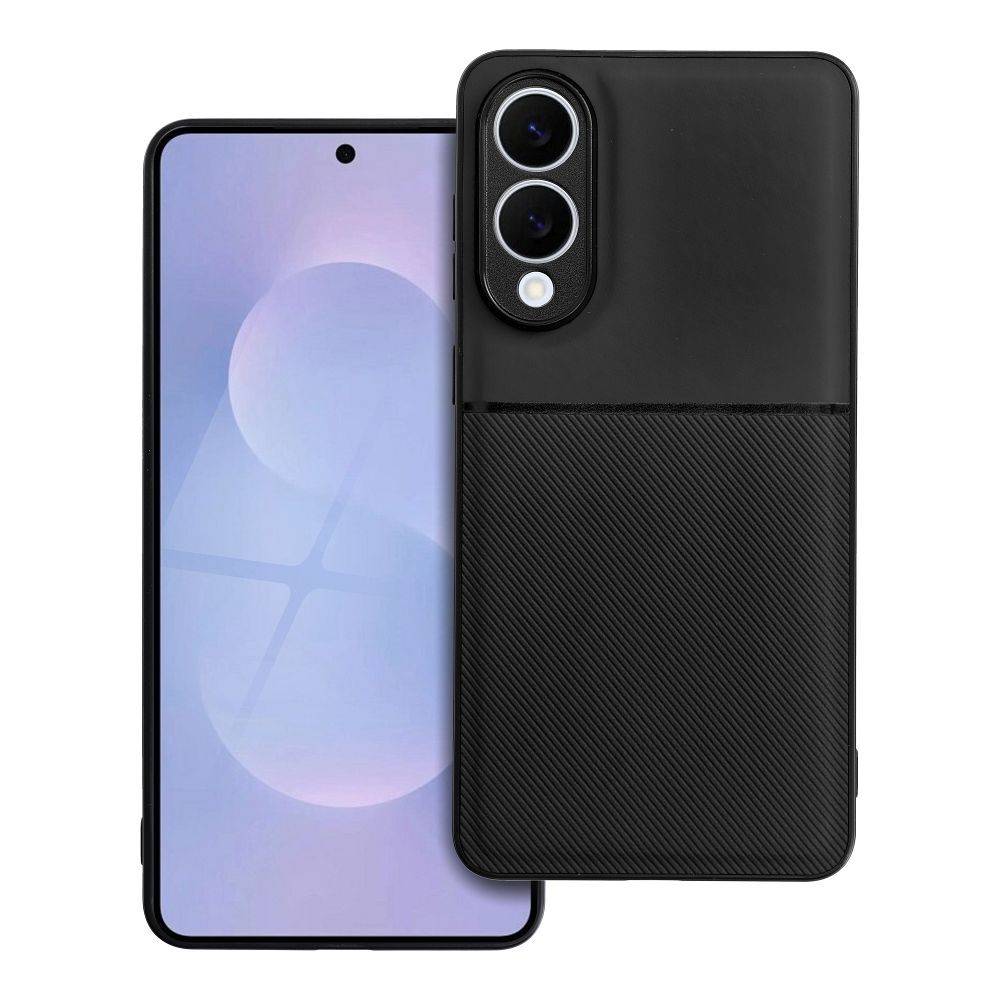 OEM Silikoncase für Samsung S25 EDGE Noble | Stoßfest | Slim Design - Schwarz